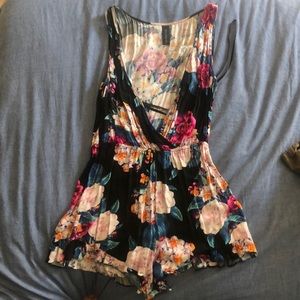 MINKPINK floral romper